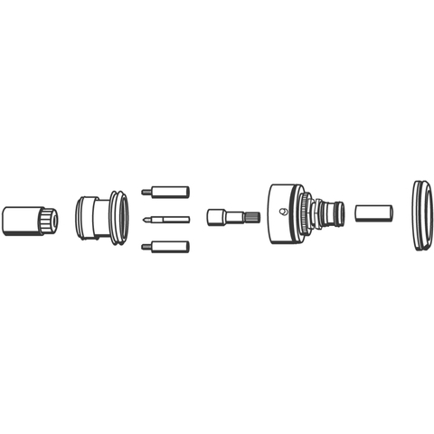 GROHE Verlängerung 47653 27,5mm für THM Brause UP nicht steigende Spindel