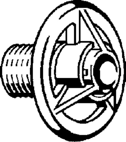 Viega Flansch 9784.3-236 in 67,5mm x G3/4 Kunststoff grau