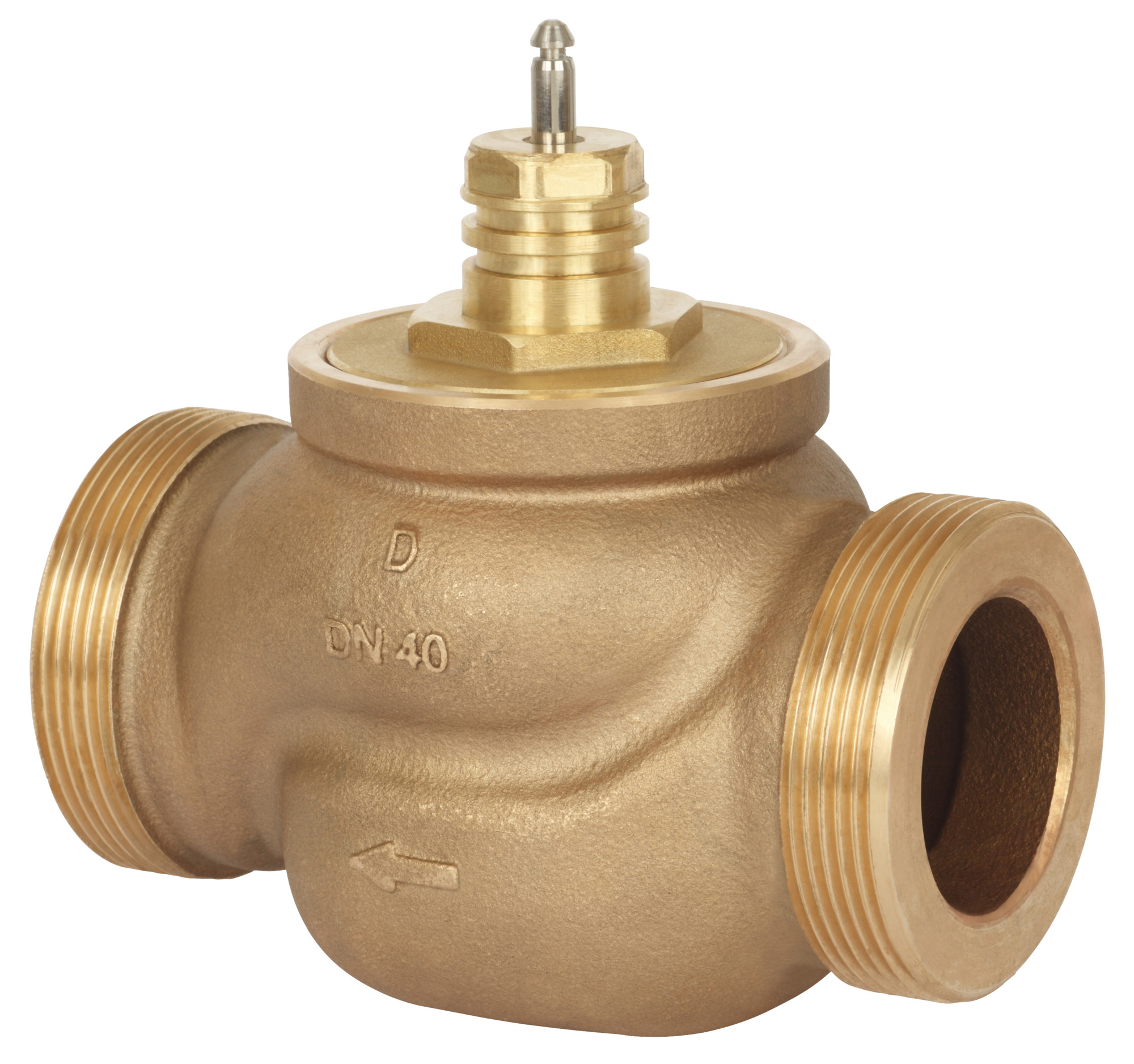 Danfoss Durchgangsventil VRB2 DN32 Kvs 16,0, PN16, RG5, Aussengewinde, G2"