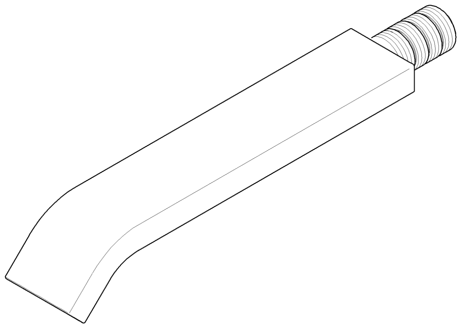 DO Auslauf ERSATZTEILE 04282224100 38 x 40 x 239 mm Chrom