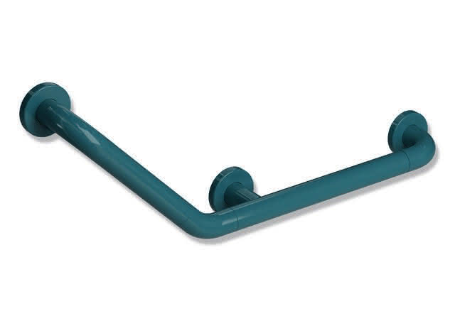 HEWI Winkelgriff Ser 801, d:33, 135 Gr Bogen aquablau