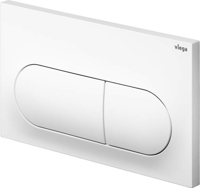 Viega WC Betätigungsplatte VfL 6 8602.1 aus Kunststoff in weiß-alpin