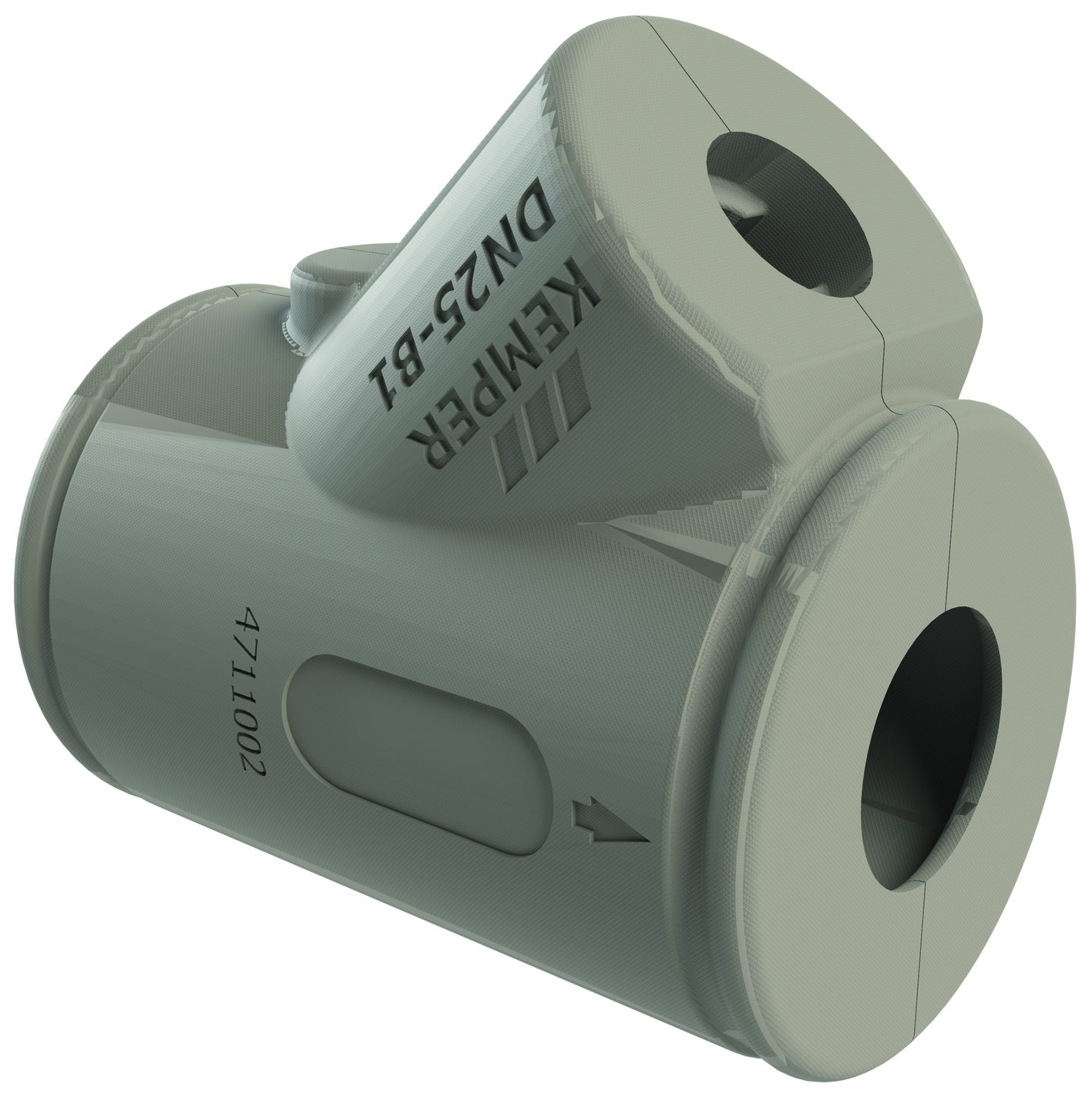 KEMPER Dämmschale universell Schrägsitz inkl. Verschlussclipse, DN40