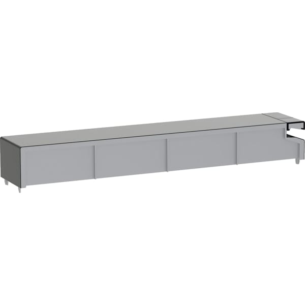 Geberit Spülkastendeckel zu Monolith Sanitär- modul für WC schwarzchrom/Alu.