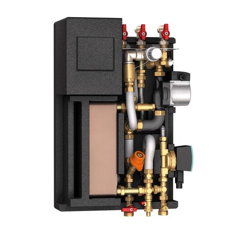 Flamco Frischwasserstation thermostatisch kompakt, mit Brauchwasserzirkulation