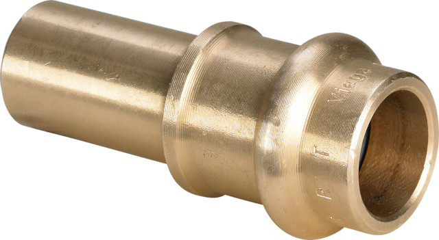 Viega Reduzierstück mit SC Sanpress 2215.1NC in 15x14mm Rotguss