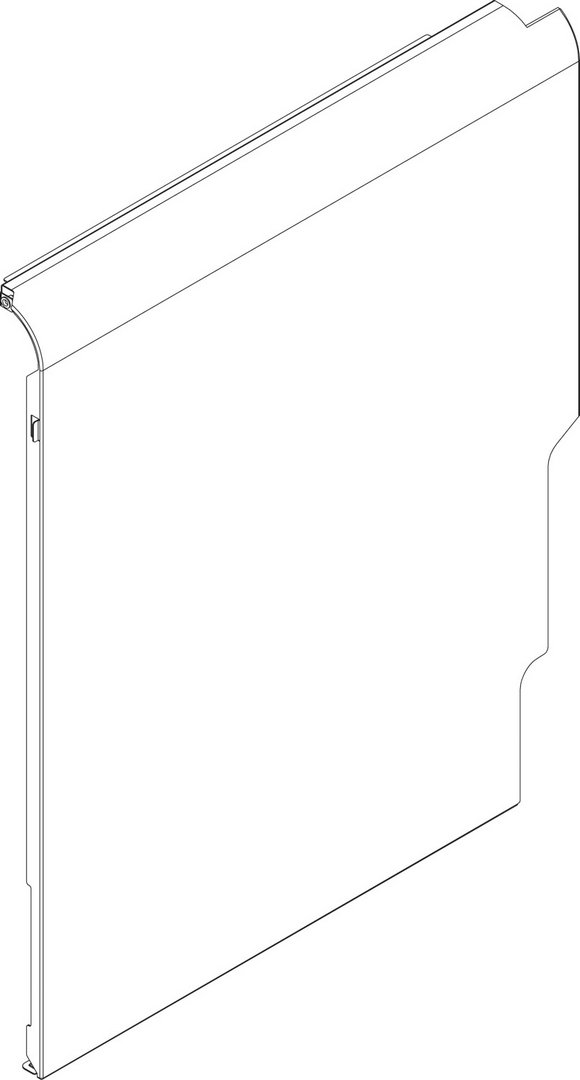 BOSCH Ersatzteil TTNR: 87186690750 Blende Gerät rechts