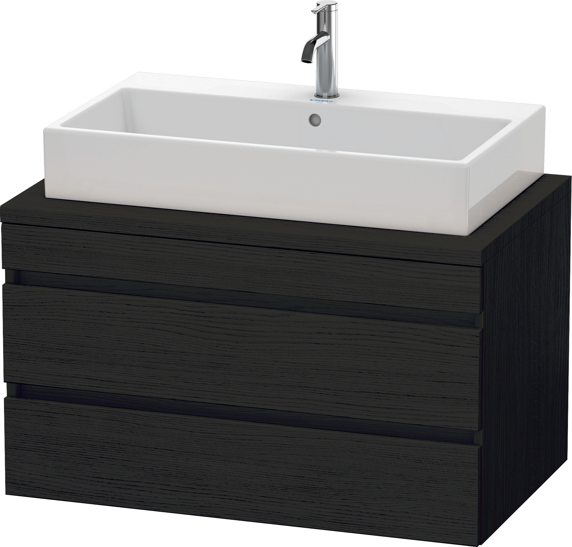 Duravit WTU DuraStyle f. Konsole 512x900x548 2SchKa, Eiche Schwarz