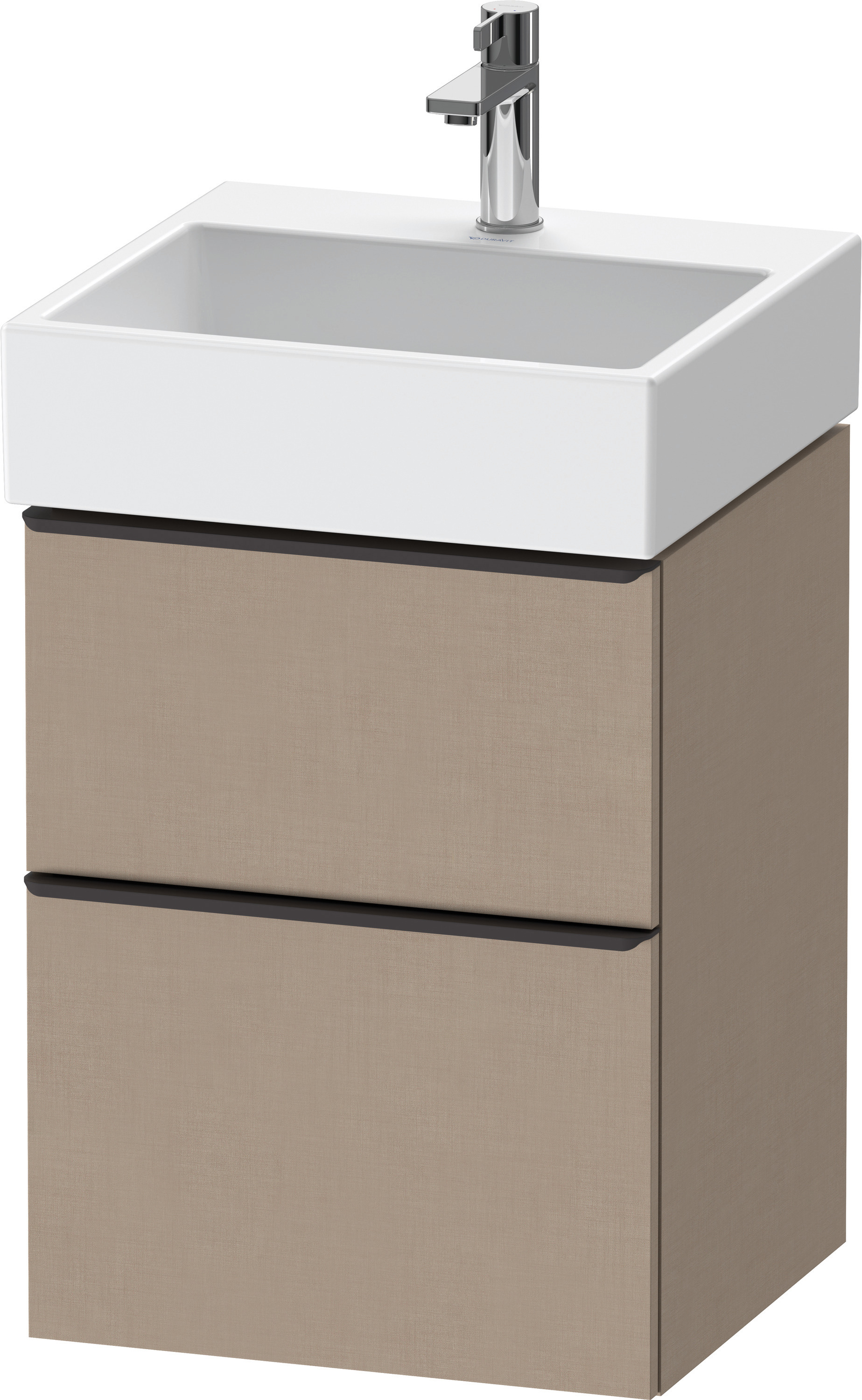 Duravit D-Neo WTU,Ausz:1,Schubk:1,GR:Dia.Schw 484x442x625mm,Wandh, Leinen Matt, Dekor