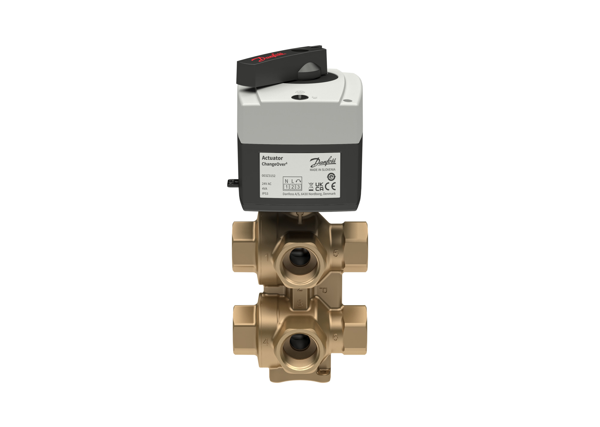 Danfoss ChangeOver6 Stellmotor 24V 24Vac, Kabellänge 5m