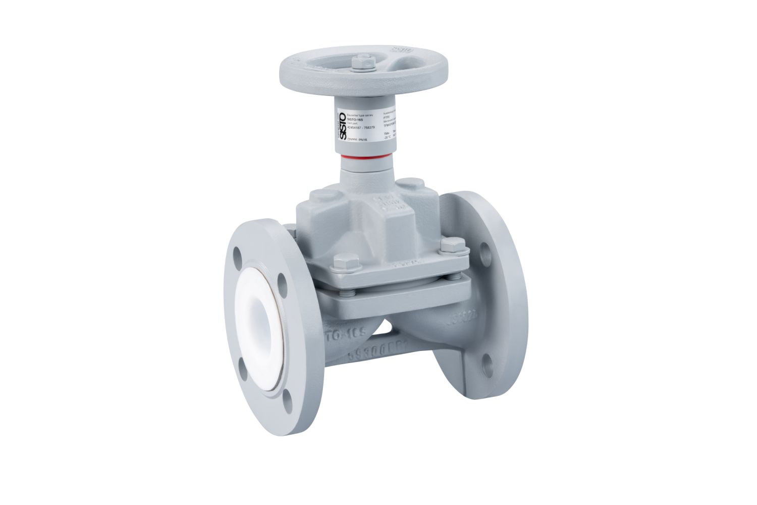 KSB Membranventil SISTO-16S DN100 PN16 EN-GJS-400-18-LT/AKL-PTFE_PTFE/EPDM
