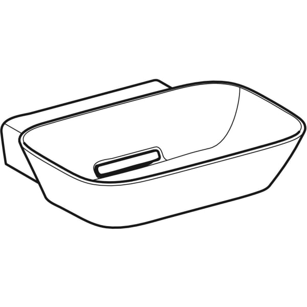 Geberit ONE AS-WT, SF, 50x42,5cm, CleanDrain o. Hl., o. Ül., weiß, KeraTect/weiß glzd