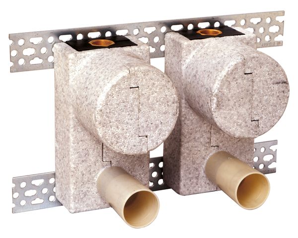 Flamco Rotguss-UP-Armaturen-Kombination DN20 duo, mit Montageschiene und Isolierung Flamco Rotguss-UP-Armaturen-Kombination DN20 duo, mit Montageschiene und Isolierung