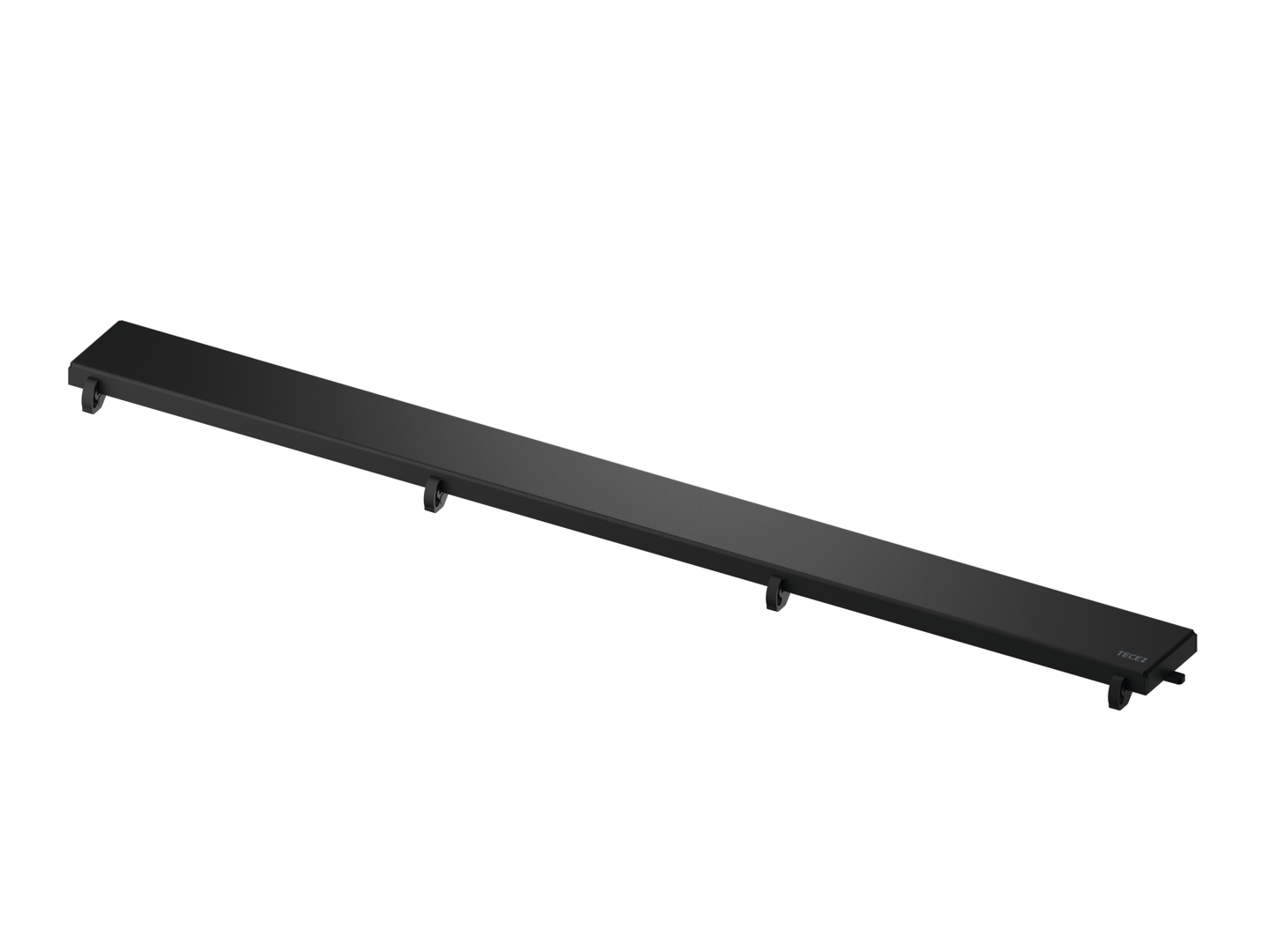 TECEdrainline Designrost "steel" Edelst. schw. matt besch. für Duschrinne, 1500mm