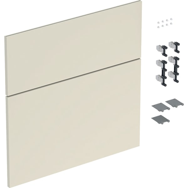 Geberit Schubladenfront Set für iCon für WT B:60cm, sand-grau glänzend
