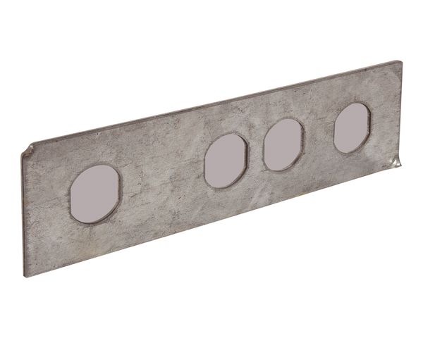 Flamco Zink-Blech, LA 45/150mm, SW 24 4-Loch 218x60xD 26,5 Verdrehschutz