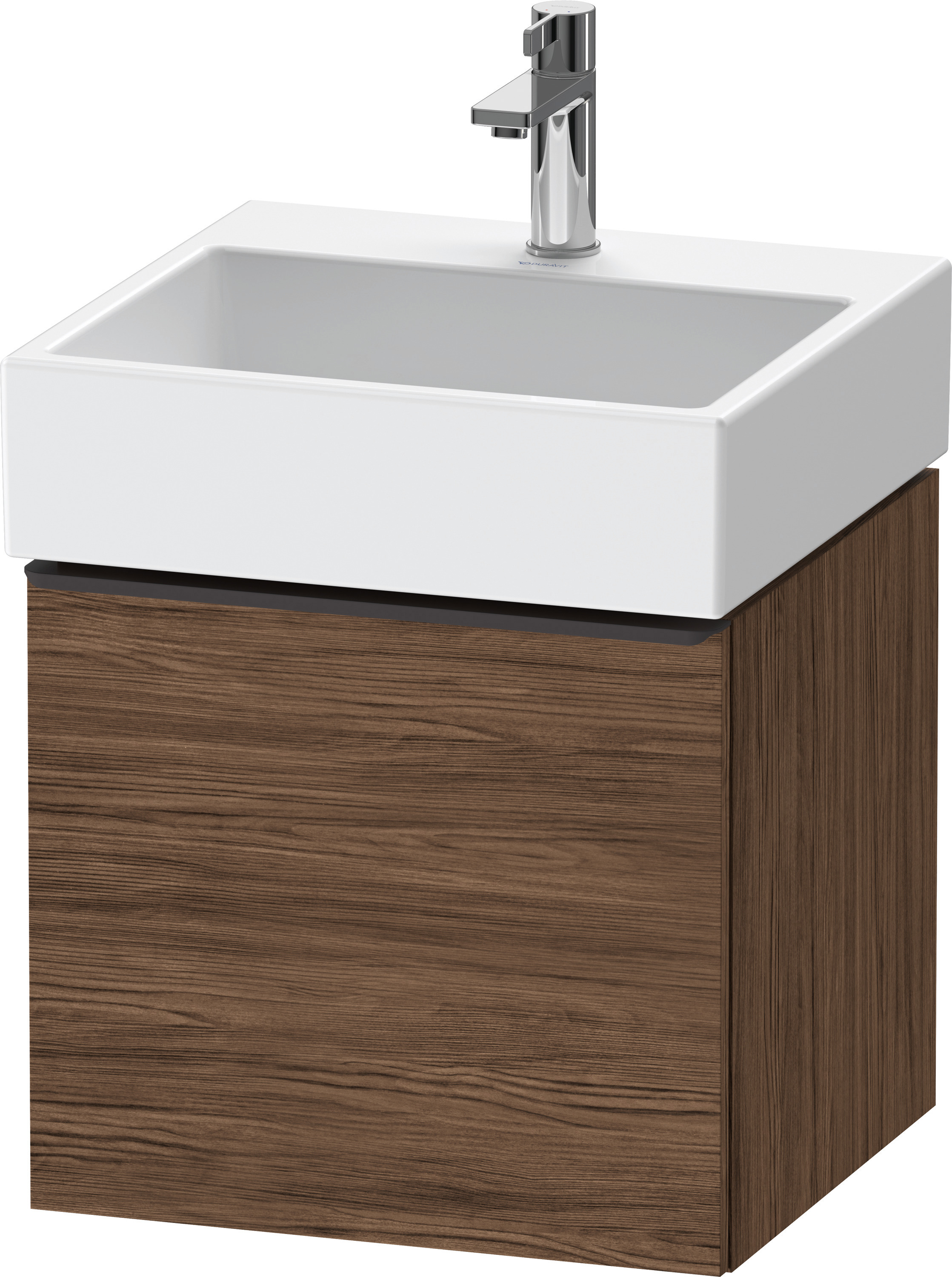 Duravit D-Neo WTU,Wdh,Ausz:1,Gr:Diamant Schw. 484x442x440mm,Nussbaum Dunkel Matt,Dekor