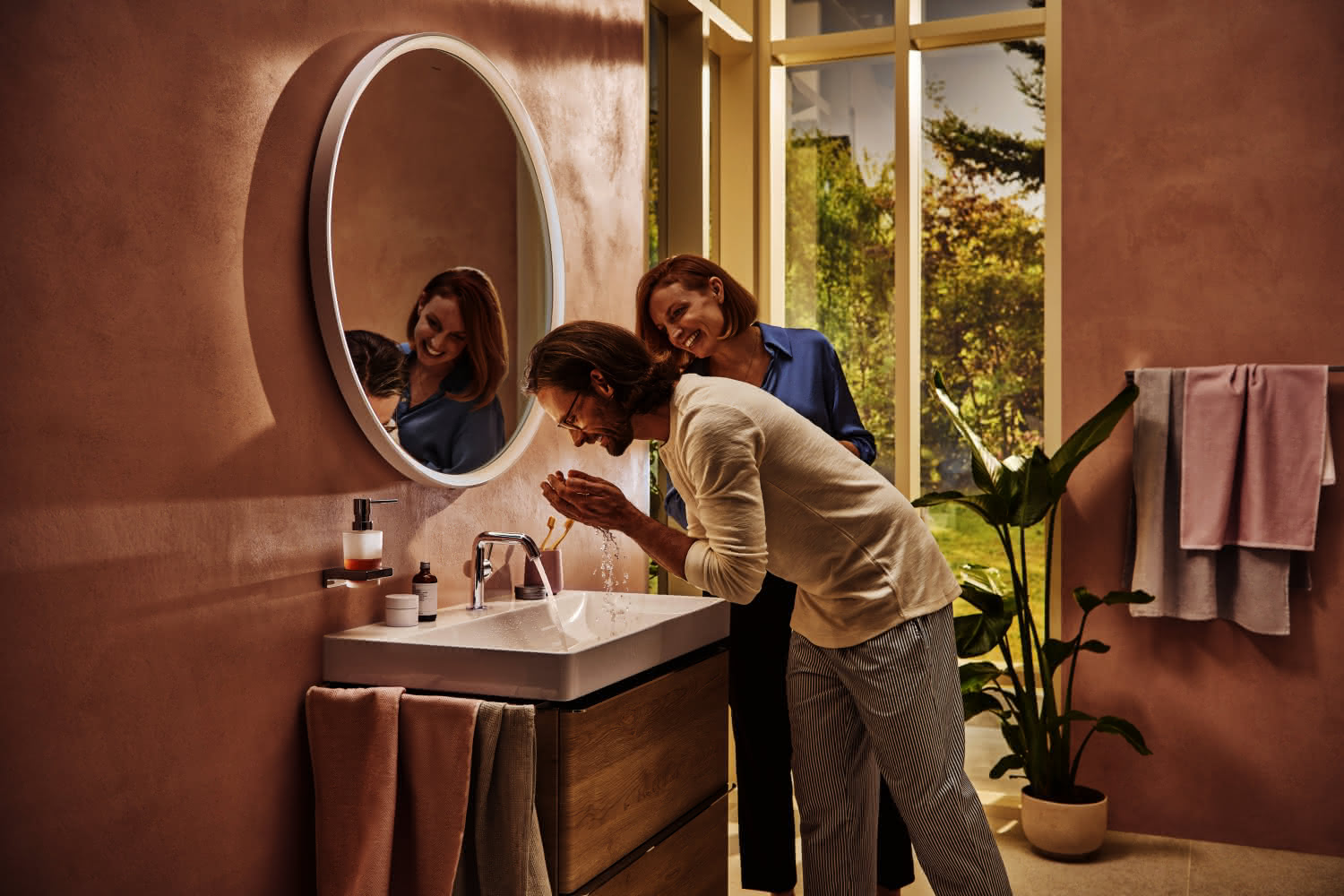 Hansgrohe WTM 110 Tecturis S Fine CoolStart mit Push-Open Ablaufgarnitur chrom