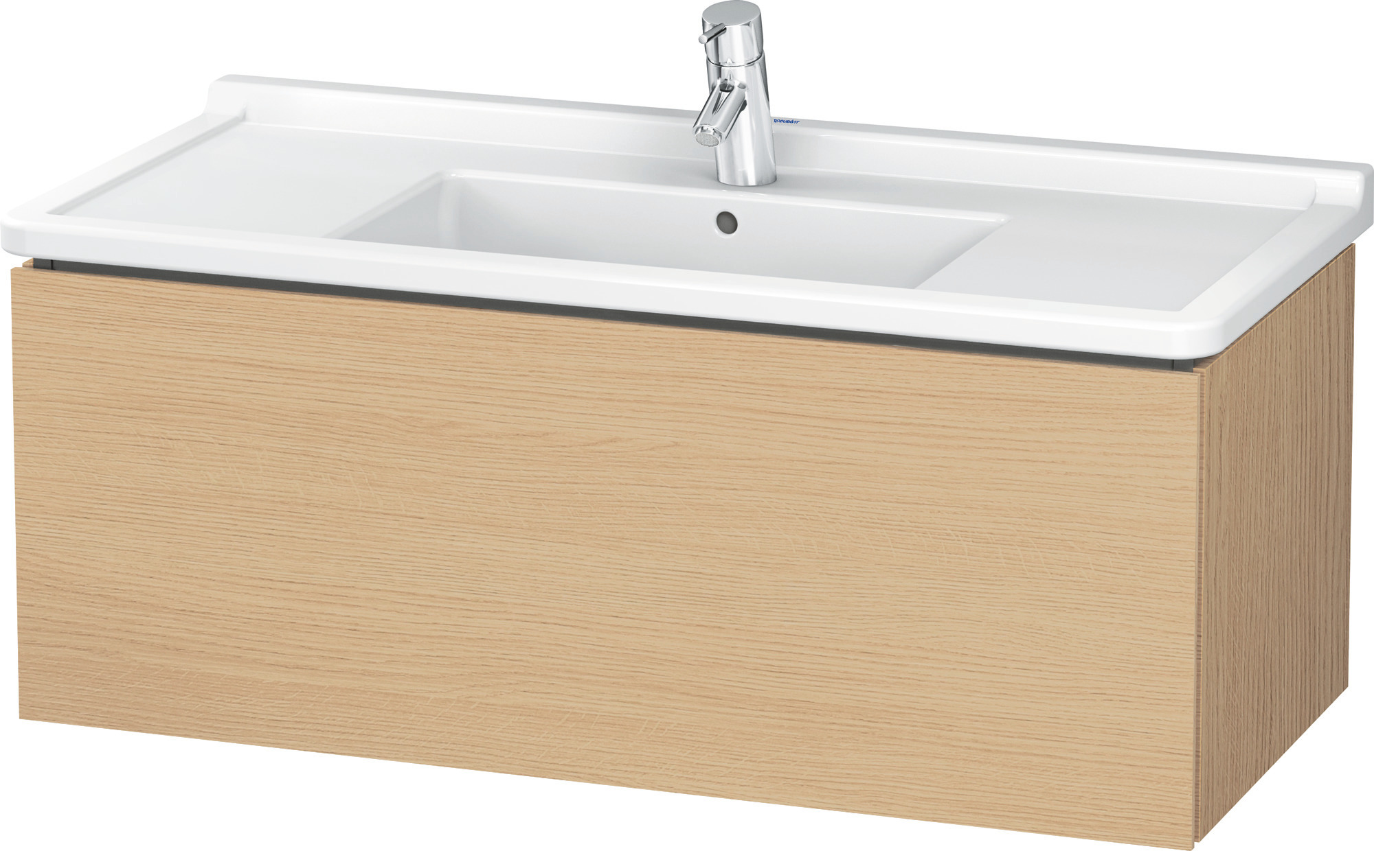 Duravit WTU wandh. L-Cube 469x1020x408mm 1 Auszug, 030410, Eiche Natur