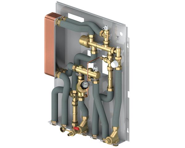 Flamco Logo Comfort,o.Zirkbr.,m.2.KW-Ansch. m.Balancer,35kW,Drossels.12L,500Br