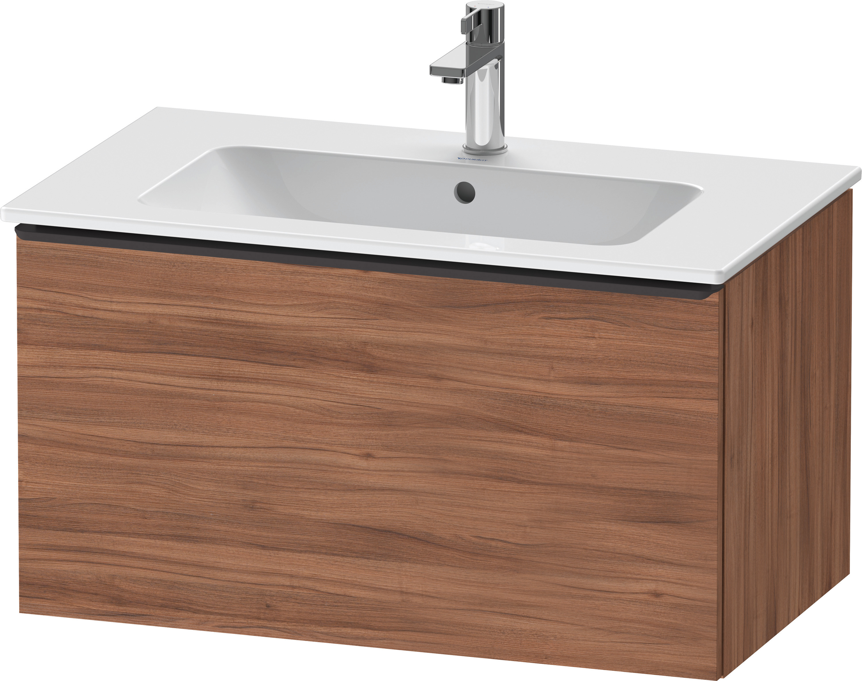 Duravit D-Neo WTU,Wdh,Ausz:1,Gr:Diamant Schw. 810x462x440mm,Nussbaum Matt, Dekor