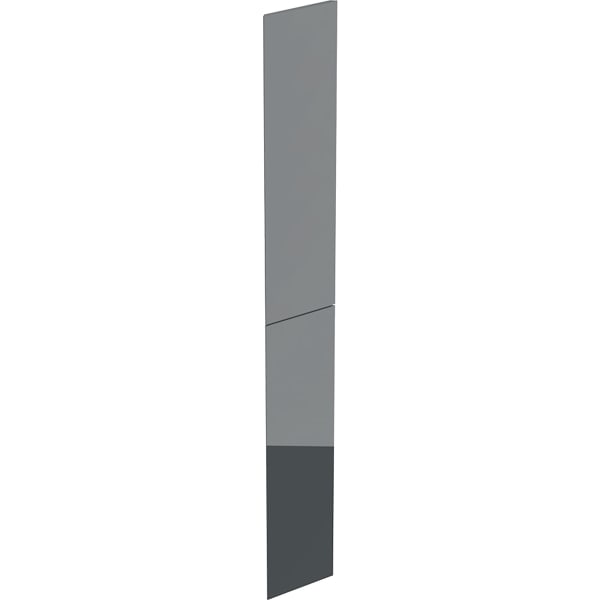 Geberit Set Schubl.-Frt f. Acanto Hochschrank mit 2 Auszügen, B:24cm, lava / Glas