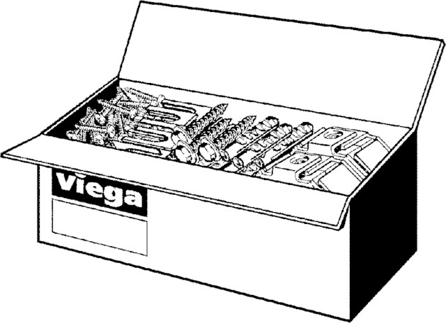 Viega m2-Paket Prevista Dry Plus 8400  in 10,0m2 Stahl verzinkt