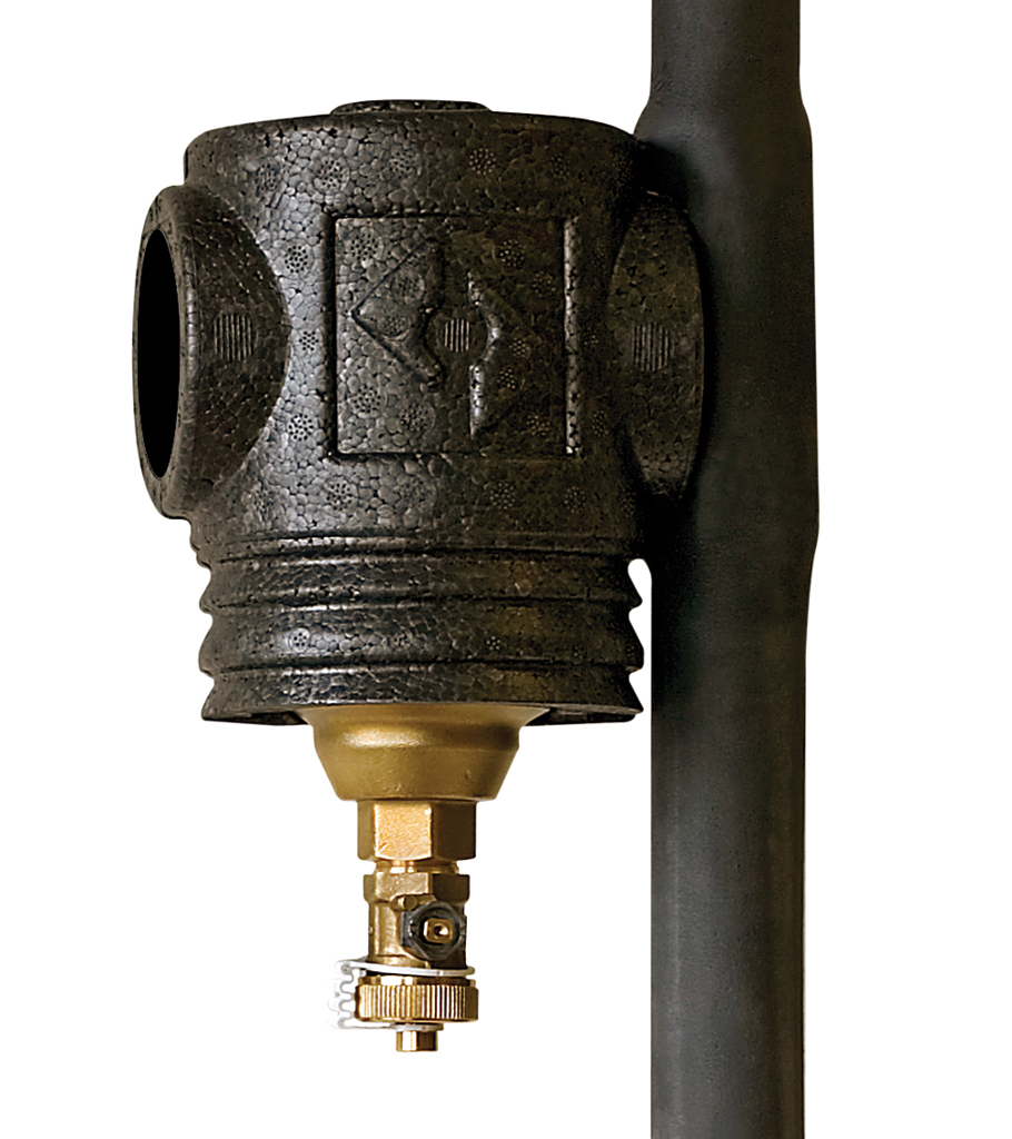 Spirotech Isolierung SpiroTrap Schlammab. (AE) 22 mm, 3/4"-1 1/2" IG / max. 110 Grad Spirotech Isolierung SpiroTrap Schlammab. (AE) 22 mm, 3/4"-1 1/2" IG / max. 110 Grad