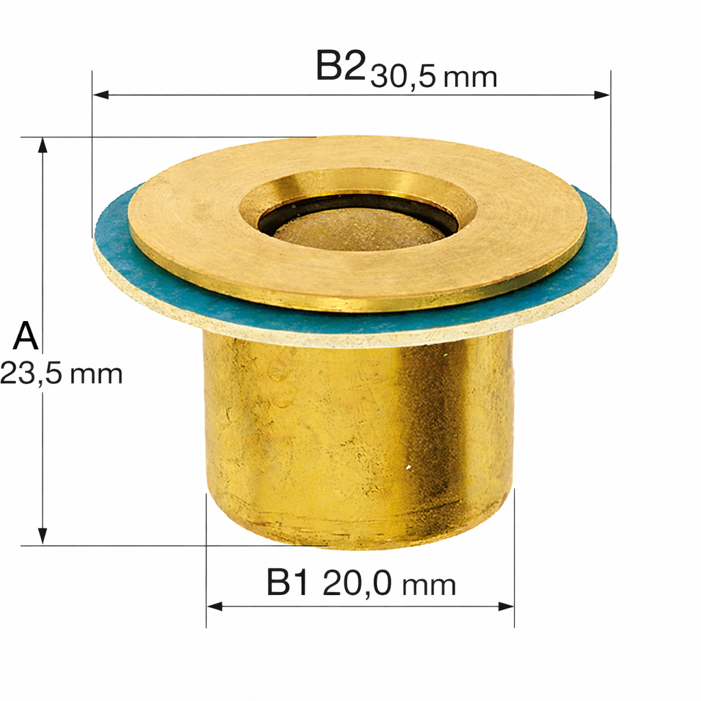 Flamco Schwerkraftbremse Typ Im Rohr RV 3/4", mit Luftschleuse