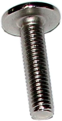 Wolf Flachkopfschraube M6x25 vernickelt