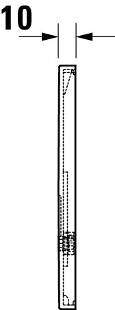 Duravit DuraSys A2 Betät.-Pl.elektr.,f.Urinal Infrar.,Netzanschl.,Aufges., Chrom HG