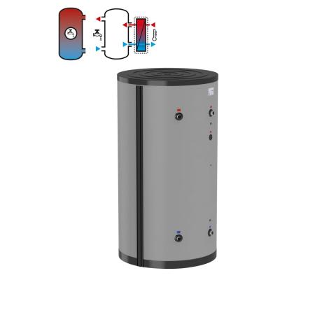 Flamco Ladespeicher Flextherm LS-E 1000 L silber Edelstahl, 100mm Vlies-Isolierung Flamco Ladespeicher Flextherm LS-E 1000 L silber Edelstahl, 100mm Vlies-Isolierung