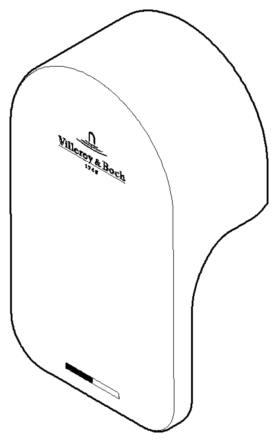 DO Griff für Brause Wand ERSATZTEILE 092096011 50 x 29 x 85 mm Weiß matt