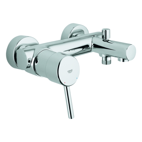 GROHE EH-Wannenbatterie Concetto 32211_1 für Wandmontage eigensicher chrom