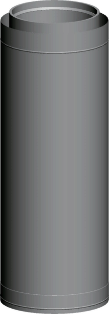 Wolf Abgasrohr DN315/400 konzentrisch 2000 mm, aus Edelstahl/PP Wolf Abgasrohr DN315/400 konzentrisch 2000 mm, aus Edelstahl/PP