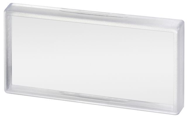 Flamco Klarsichtabdeckung f. Schilder 100x50mm Kst.