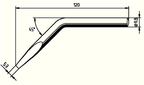 Lötspitze Ser.152 abgew.B.5,3mm 0152 JD/SB ERSA Lötspitze Ser.152 abgew.B.5,3mm 0152 JD/SB ERSA