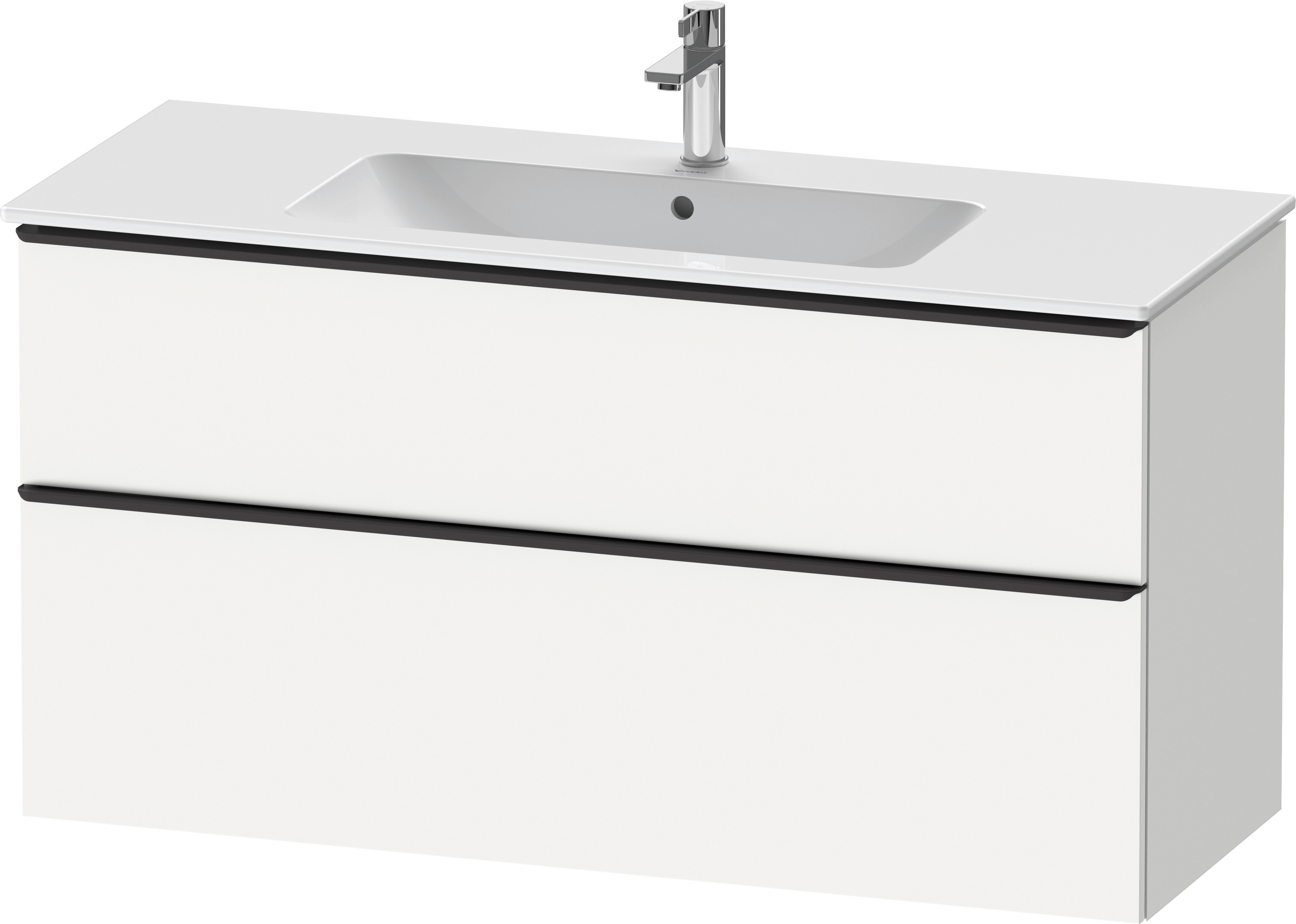 Duravit D-Neo WTU,Ausz:1,Schubk:1,GR:Dia.Schw 1210x462x625mm,Wandh,Weiß Matt,Dekor