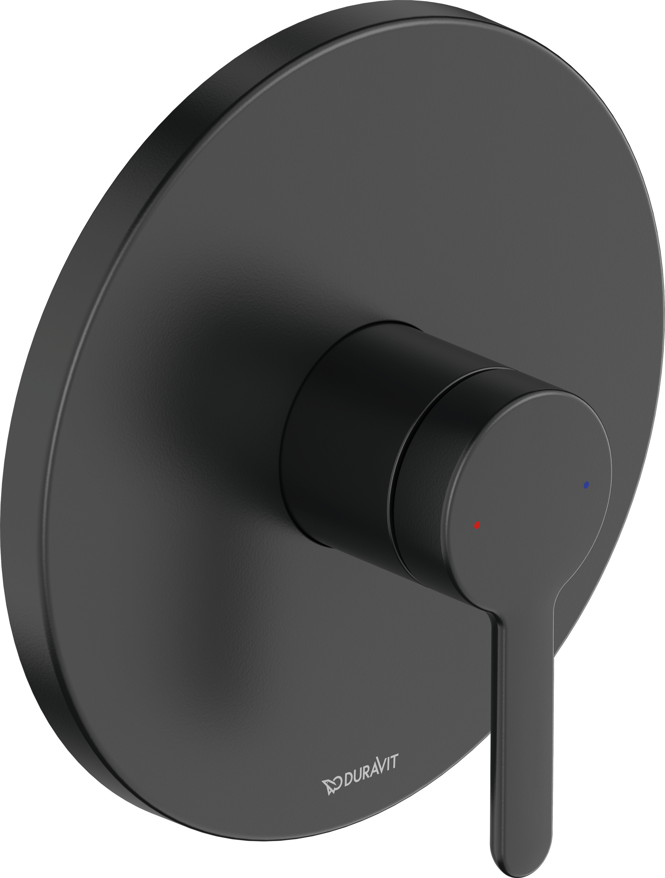 Duravit C.1 Einhebel Brausemischer UP,Rund Keramikmischsystem, Schwarz Matt