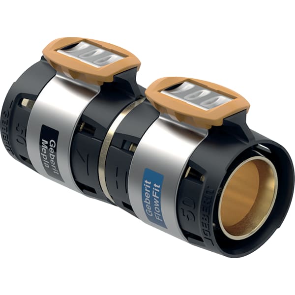 Geberit FlowFit Übergang auf Mepla SiBr d50-d50