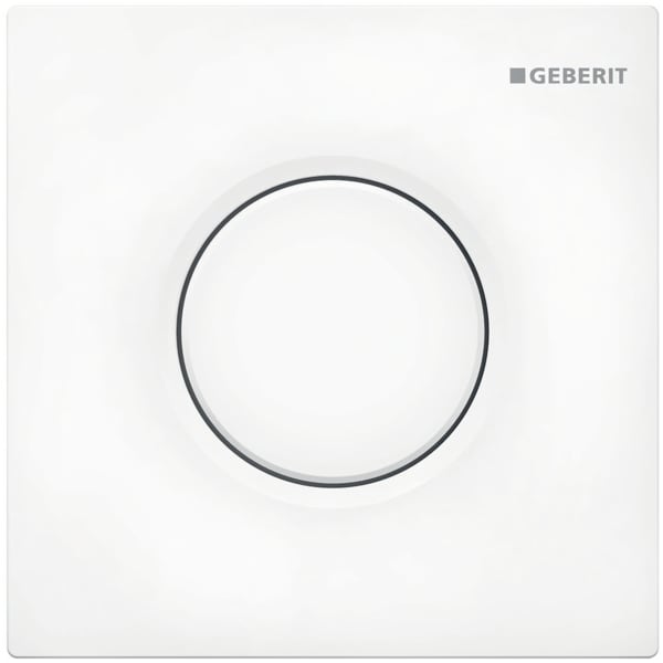 Geberit Typ 01 Betätigungsplatte für UR-Strg. pneum. Sp-Ausl., Round, weiß Geberit Typ 01 Betätigungsplatte für UR-Strg. pneum. Sp-Ausl., Round, weiß
