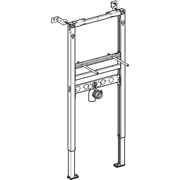 Geberit DuofixBasic Element für Waschtisch, 112 cm, Standarmatur