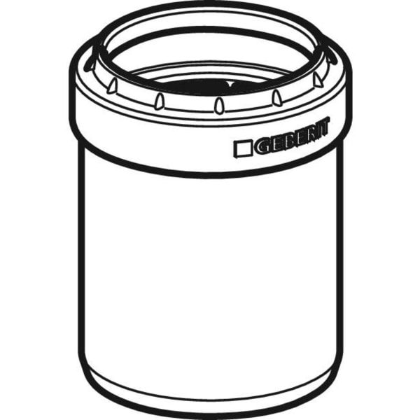 Geberit Silent-PP Reduktion zentrisch, kurz d50/40