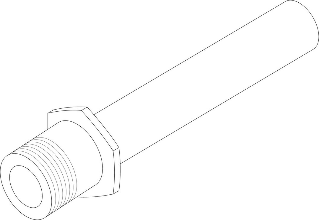 BOSCH Ersatzteil TTNR: 7735501551 Tauchhülse 1/2"x120 NI everp
