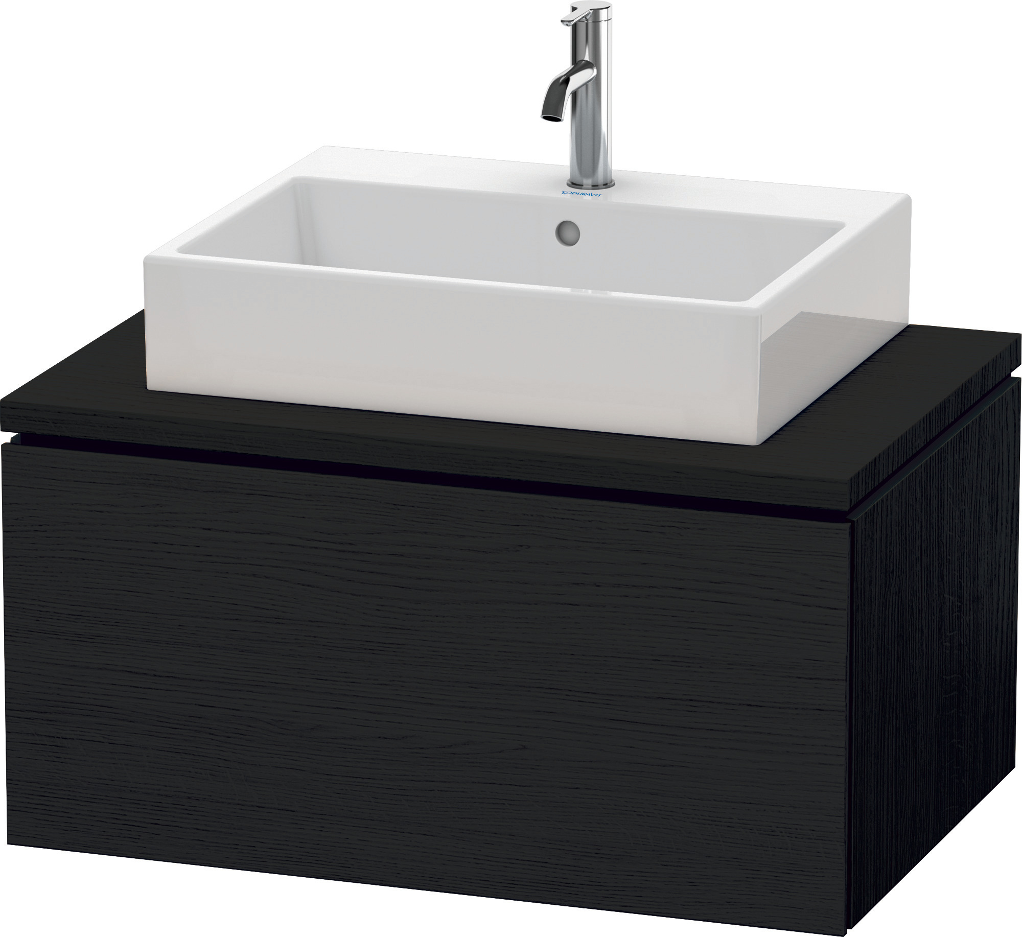 Duravit WTU für Konsole L-Cube 400x820x547mm 1 Auszug, Eiche Schwarz