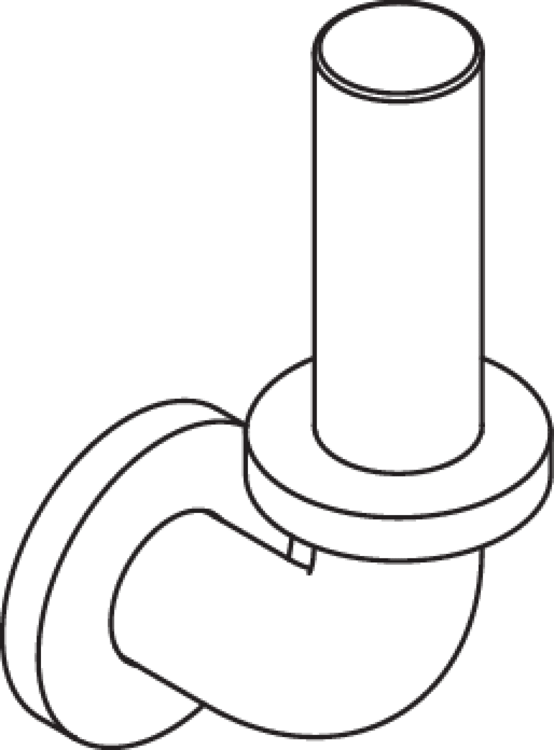 HEWI Reservepapierhalter Ser 801, für 1 WC-Rolle reinweiß