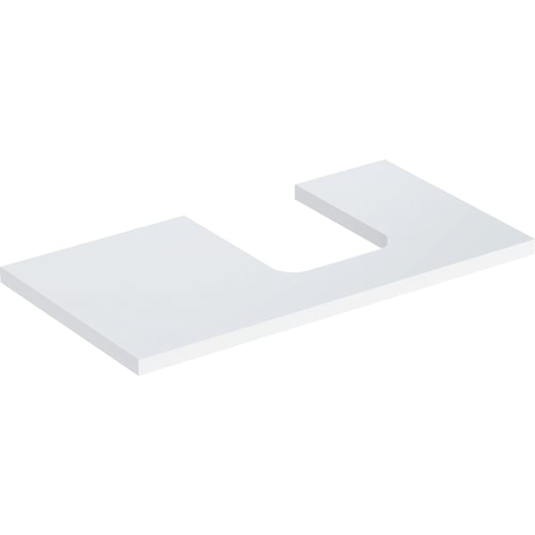 Geberit ONE WT-Pl. Aus re für AWT Schalenform 90x3x47cm, weiß hgl.