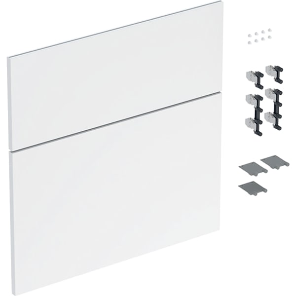 Geberit Schubladenfront Set für iCon für WT B:60cm, weiß glänzend