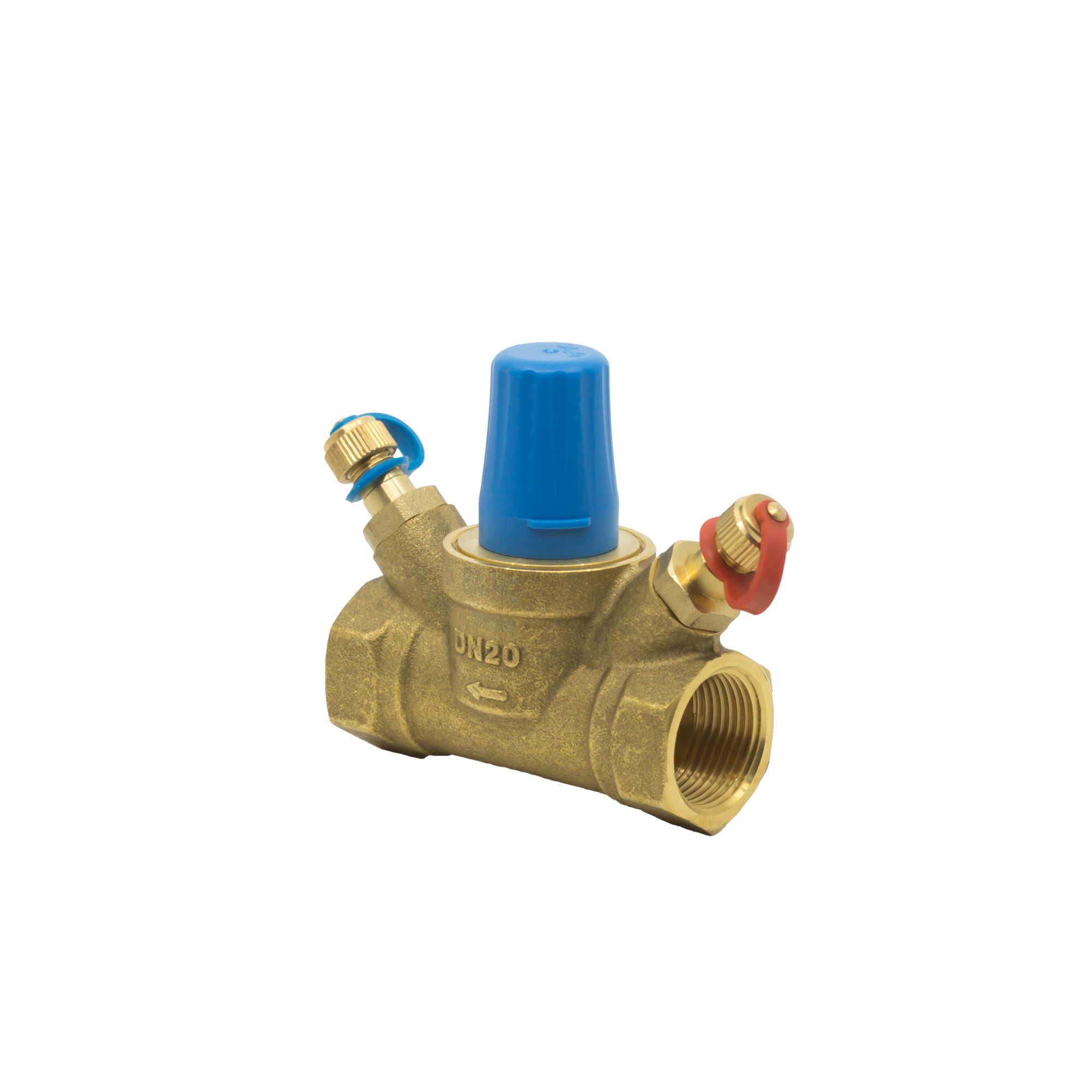 Danfoss RA-HC 20 mit Messnippel G 3/4, Kvs=4,3 m3/h