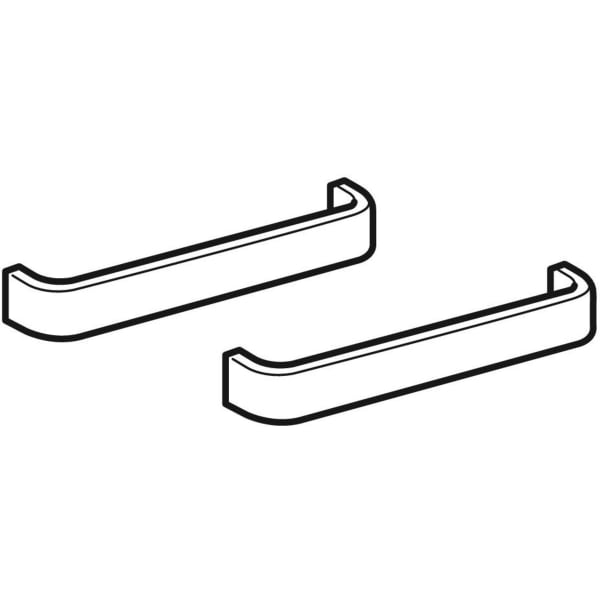 Geberit Set Griffe für Eck-Unterschrank Renova Compact Geberit Set Griffe für Eck-Unterschrank Renova Compact
